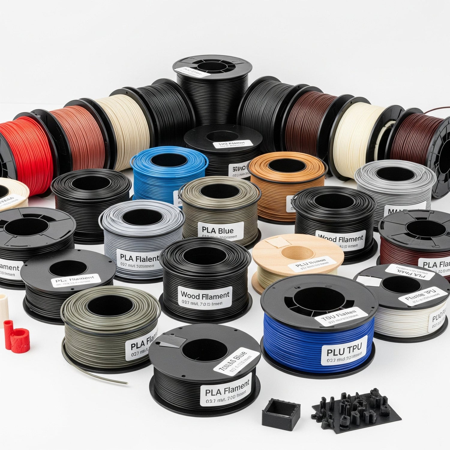 Filamentos para impressão 3D
